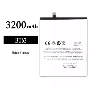Genuine cell phone battery BT62 for Meizu X/M682Q