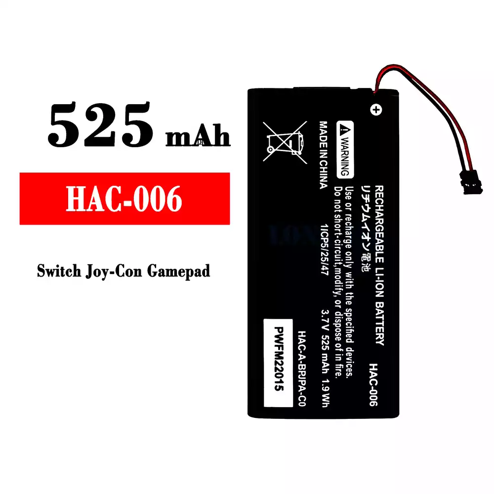 Genuine cell phone battery HAC-006 for Nintendo Switch Joy-Con Gamepad