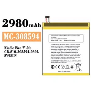 Genuine cell phone battery MC-308594 for Amazon Kindle Fire 7" 5th