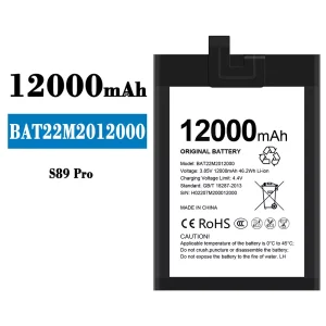 Genuine cell phone battery BAT22M2012000 for Doogee S89 Pro
