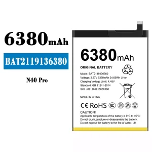 Genuine cell phone battery BAT2119136380 for Doogee N40 Pro