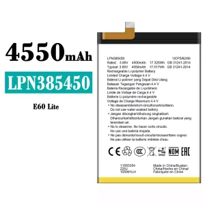 Genuine cell phone battery LPN385450 for Hisense E60 Lite