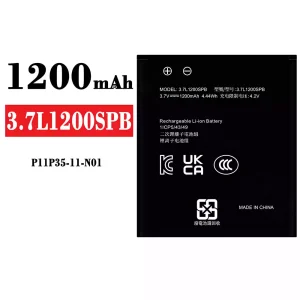 Genuine cell phone battery 3.7L1200SPB for Texas Instruments P11P35-11-N01