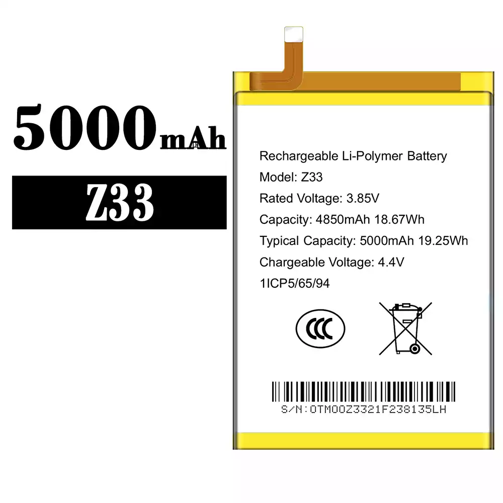 Genuine cell phone battery Z33 for Symphony