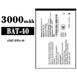 Genuine cell phone battery BAT-40 for NetComm AT/T IFWA-40