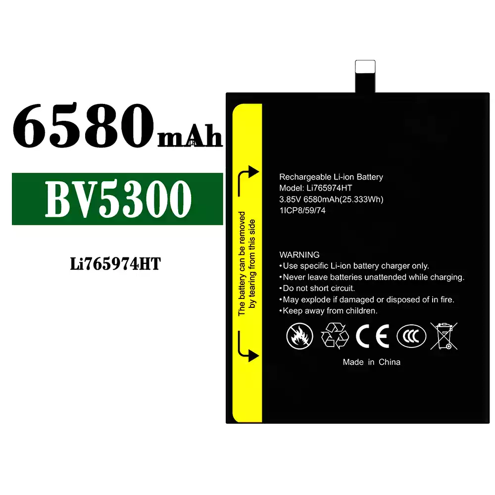 Genuine cell phone battery Li765974HT for Blackview BV5300