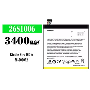 Genuine cell phone battery 26S1006 for Amazon Kindle Fire HD 6/58-000092