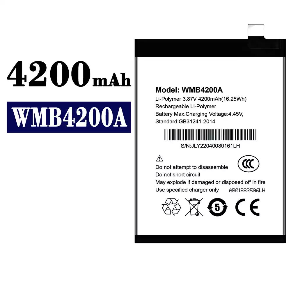 Genuine cell phone battery WMB4200A for WALTON