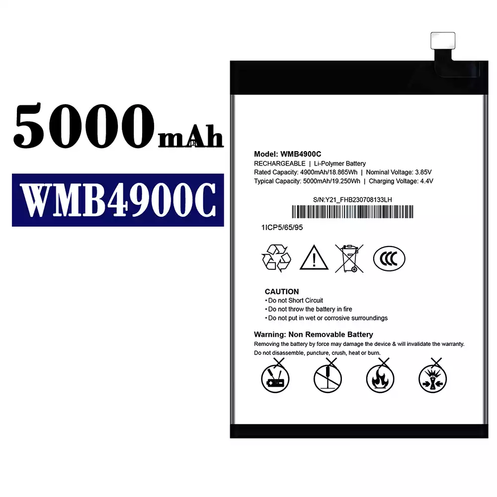 Genuine cell phone battery WMB4900C for WALTON
