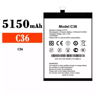 Genuine cell phone battery for Oukitel C36