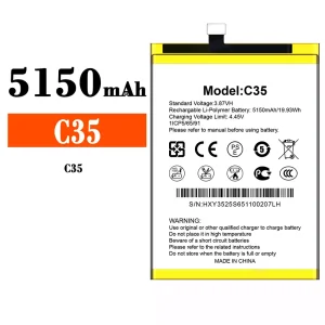 Genuine cell phone battery for Oukitel C35