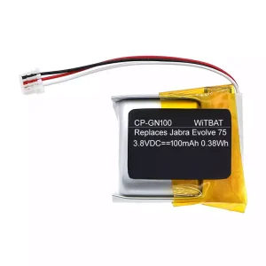 Replacement Bluetooth Headphone battery for Jabra Engage 65 convertible,Jabra Engage 75 convertible,AHB701718HPJT