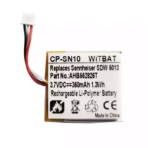 Replacement Bluetooth Headphone battery for AEE582525,AHB552826TPC,AHB552826TPC-2