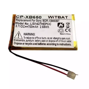 Replacement Bluetooth Headphone battery for Sony MDR-XB650BT,DR-BTN200,MDR-XB950BT,MDR-XB950B1,WH-XB700,MDR-ZX330BT,MDR-ZX550BN,MDR-RF985R