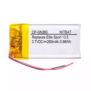 Replacement Bluetooth Headphone battery for Jabra Elite Sport 13.5 Charging Case