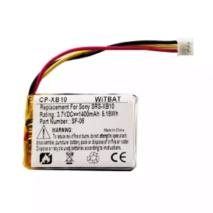 Replacement Bluetooth speaker battery for Sony SF-08,1-853-641-13,533-000107