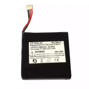 Replacement Bluetooth speaker battery for Marshall Kilburn,TF-18650-2200-1S4PA