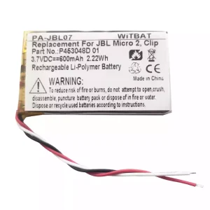 Replacement Bluetooth speaker battery for JBL Micro II,FT403048P