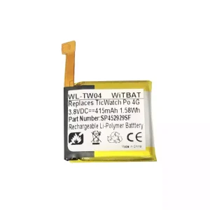 Genuine battery for TicWatch S2 TicWatch E2 WG12016,SP452929SF