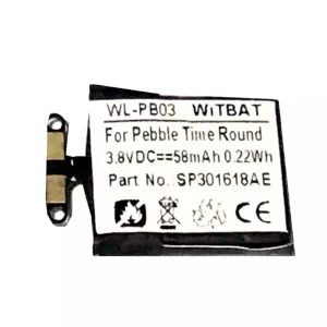 Genuine battery for Pebble Time Round,SP301618AE