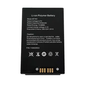 Genuine battery for Newland PT60,MT60,MT65,MT66,MT660,BTY61