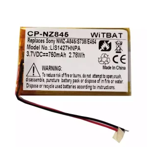 Genuine battery for SONY NWZ-820,NWZ-A826,NWZ-A828,NWZ-A829,NWZ-A720,NWZ-A726,NWZ-A728