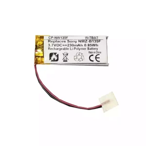 Genuine battery for SONY Walkman NWZ-B133F,NWZ-B135,NWZ-B142F,NWZ-152F,NWZ-B162F,NWZ-B172F,NWZ-B173F,NWZ-B183F