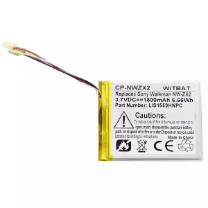 Genuine battery for SONY NW-ZX2,LIS1559HNPC