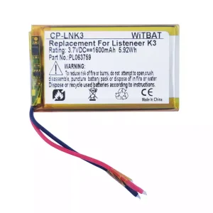 Genuine battery for Listener K3